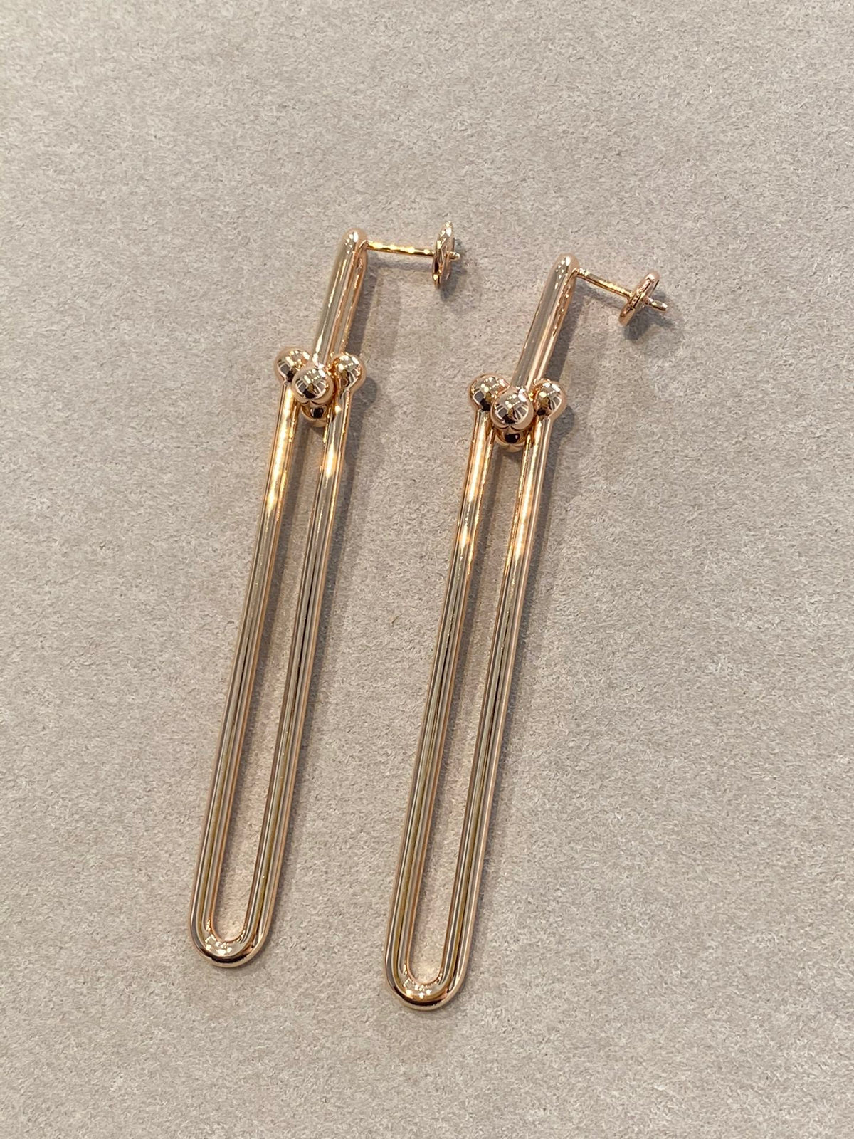 Tiffany Hardwear Double Long Link Earrings