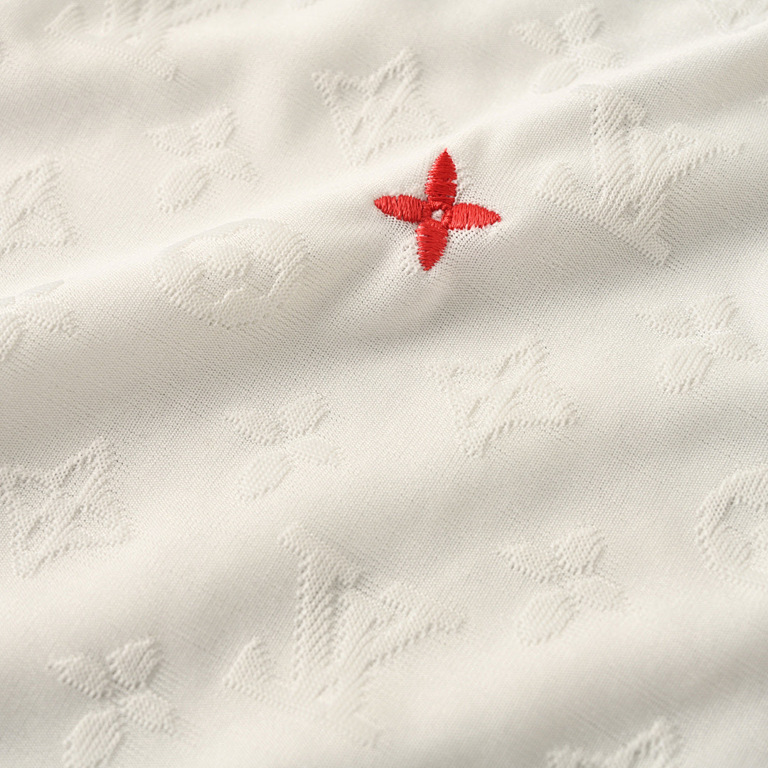 Louis Vuitton All-Over Monogram Short-Sleeve T-Shirt with Embroidered Clover - product image 6