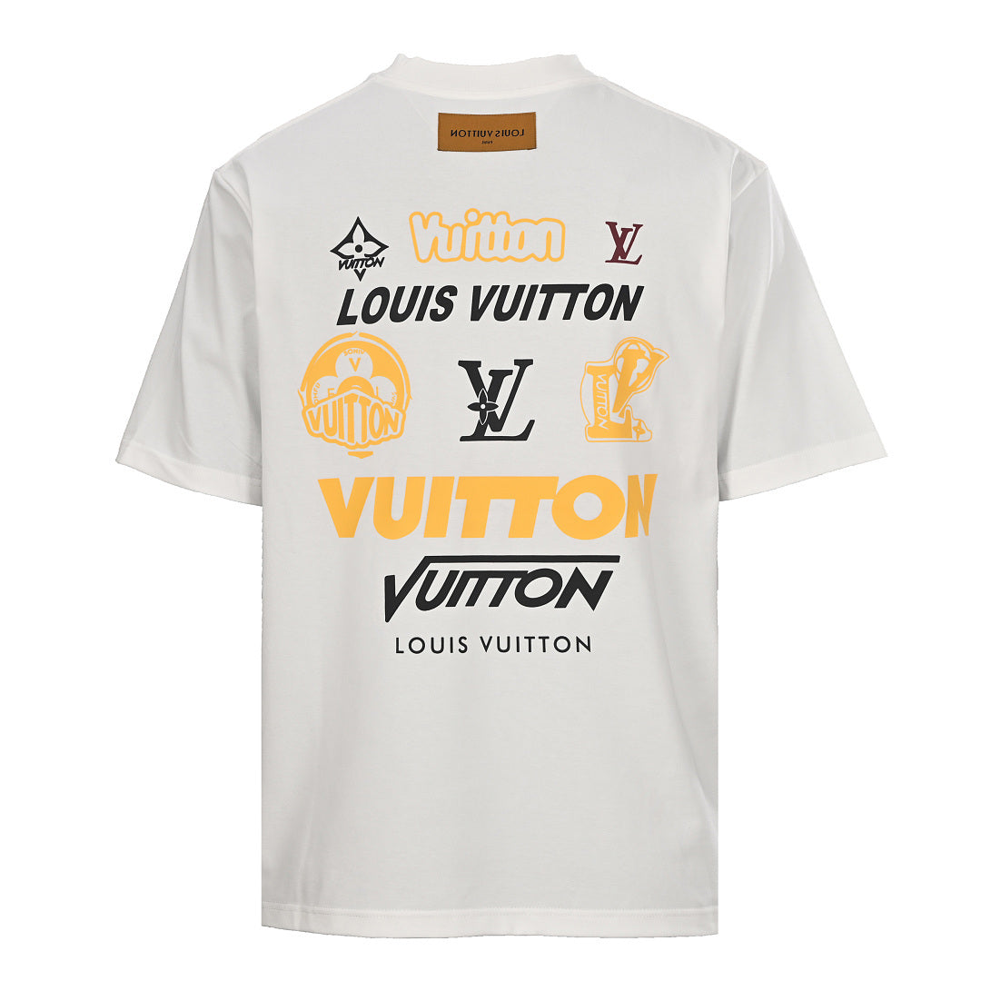 Louis Vuitton Crewneck Short-Sleeve T-Shirt with Front and Back Logo Print - product image 2