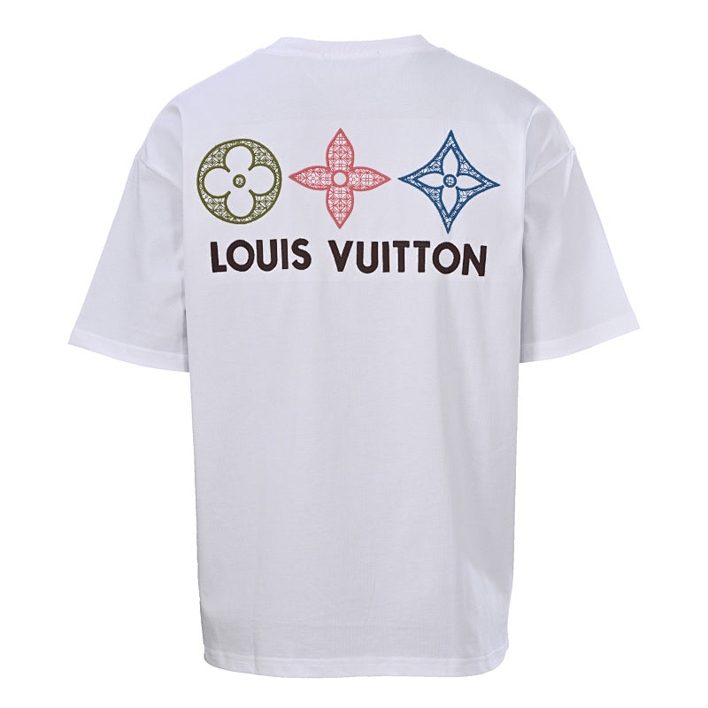 Louis Vuitton Crewneck Short-Sleeve T-Shirt with Front and Back Logo Print - product image 2