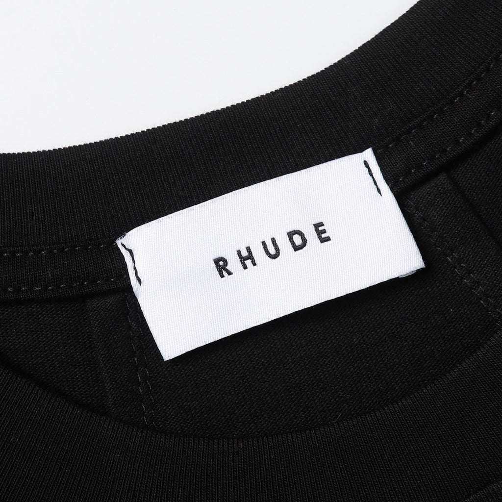 Rhude T-shirt Sailing Coconut Tree Print Short Sleeve T-shirt