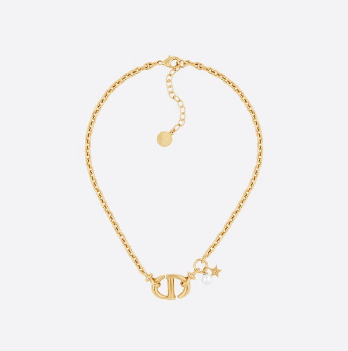Dior CD Navy Necklace