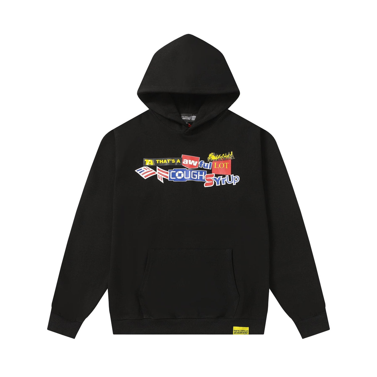 THAT'S A AWFUL LOT OF COUGH SYRUP Star Graphic Hoodie — front