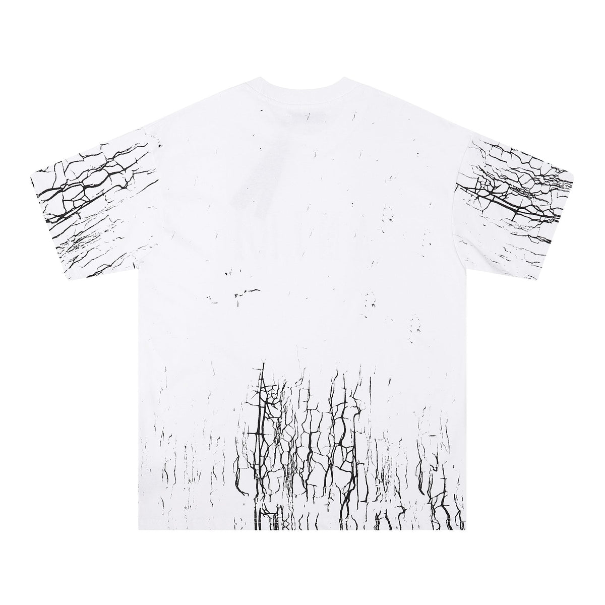 AMIRI Distressed Crackle Graphic T-Shirt — back