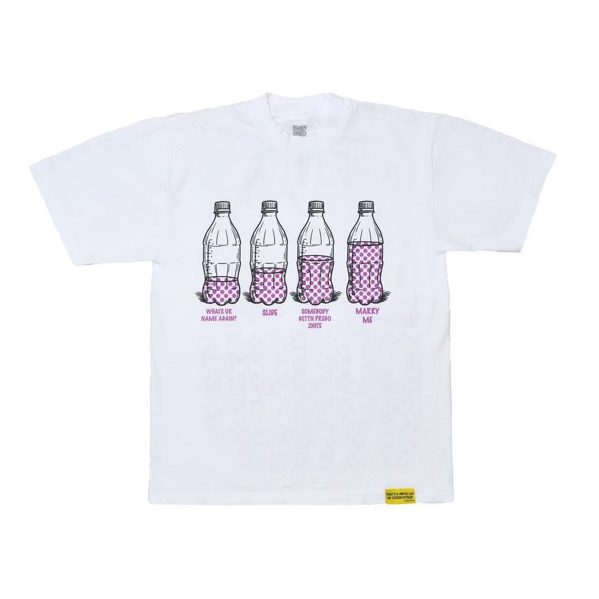 THAT'S A AWFUL LOT OF COUGH SYRUP Front & Back Graphic Short-Sleeve T-Shirt — hero