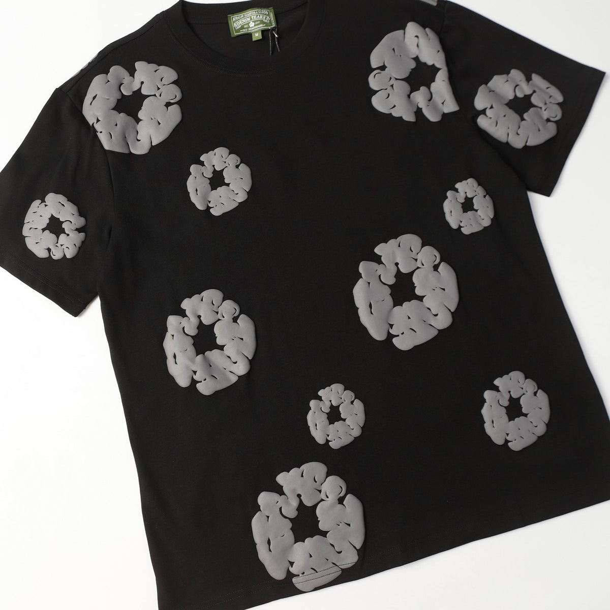 DENIM TEARS All-Over Floral Cloud Graphic T-Shirt — detail