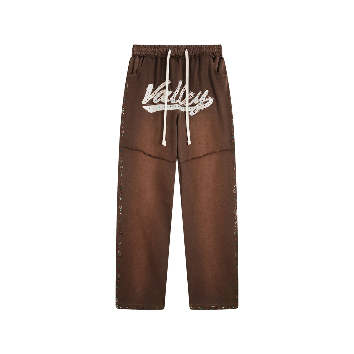 Valley Rhinestone Graphic Sweatpants — front