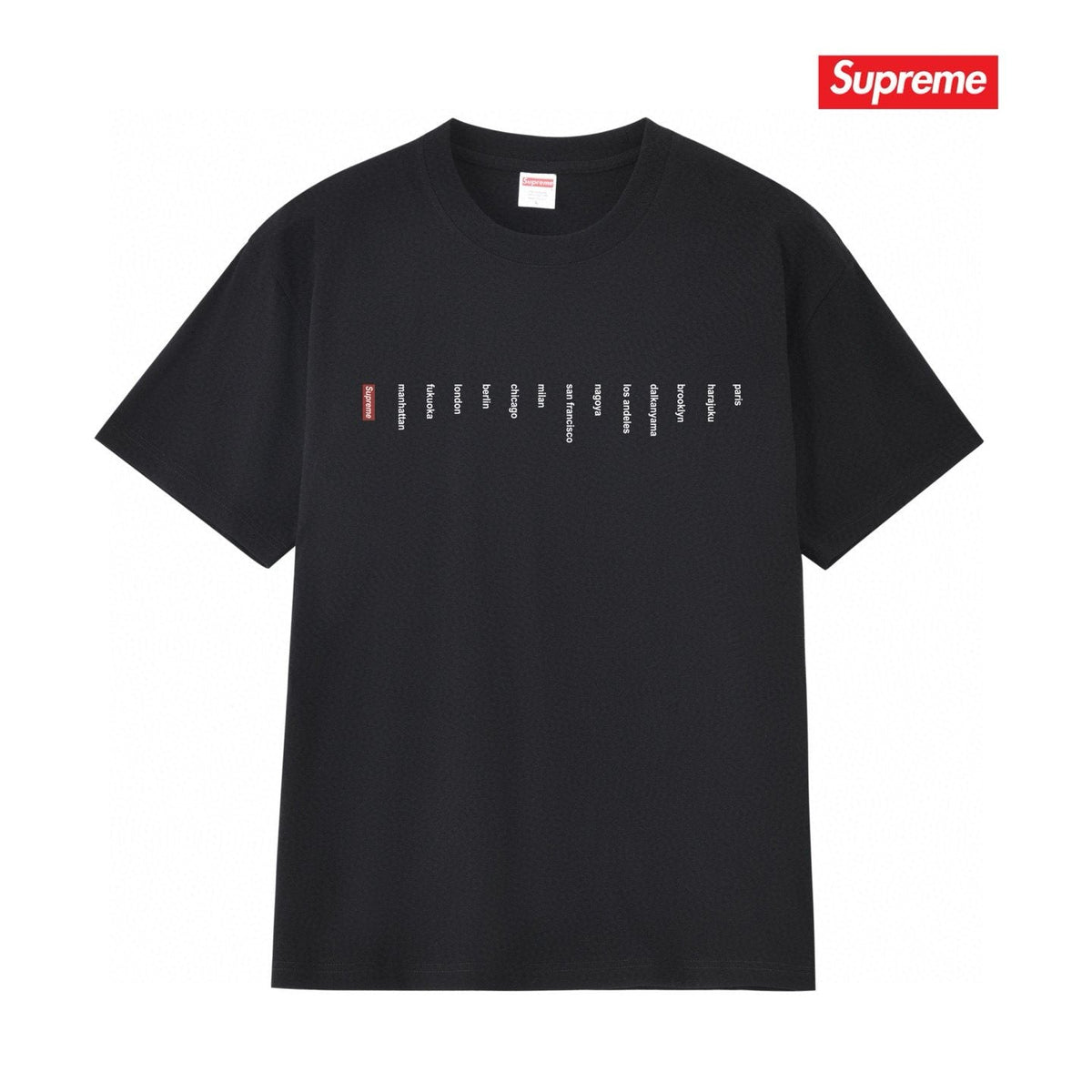 Supreme Location Graphic Short-Sleeve T-Shirt — hero
