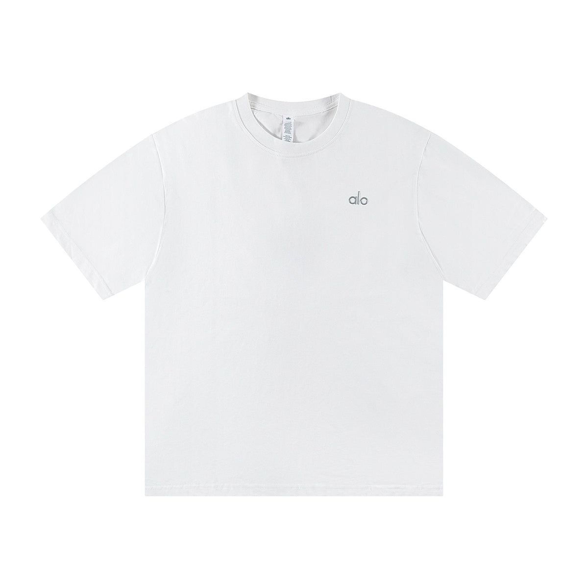 alo Solid Logo T-Shirt & Shorts Set — front