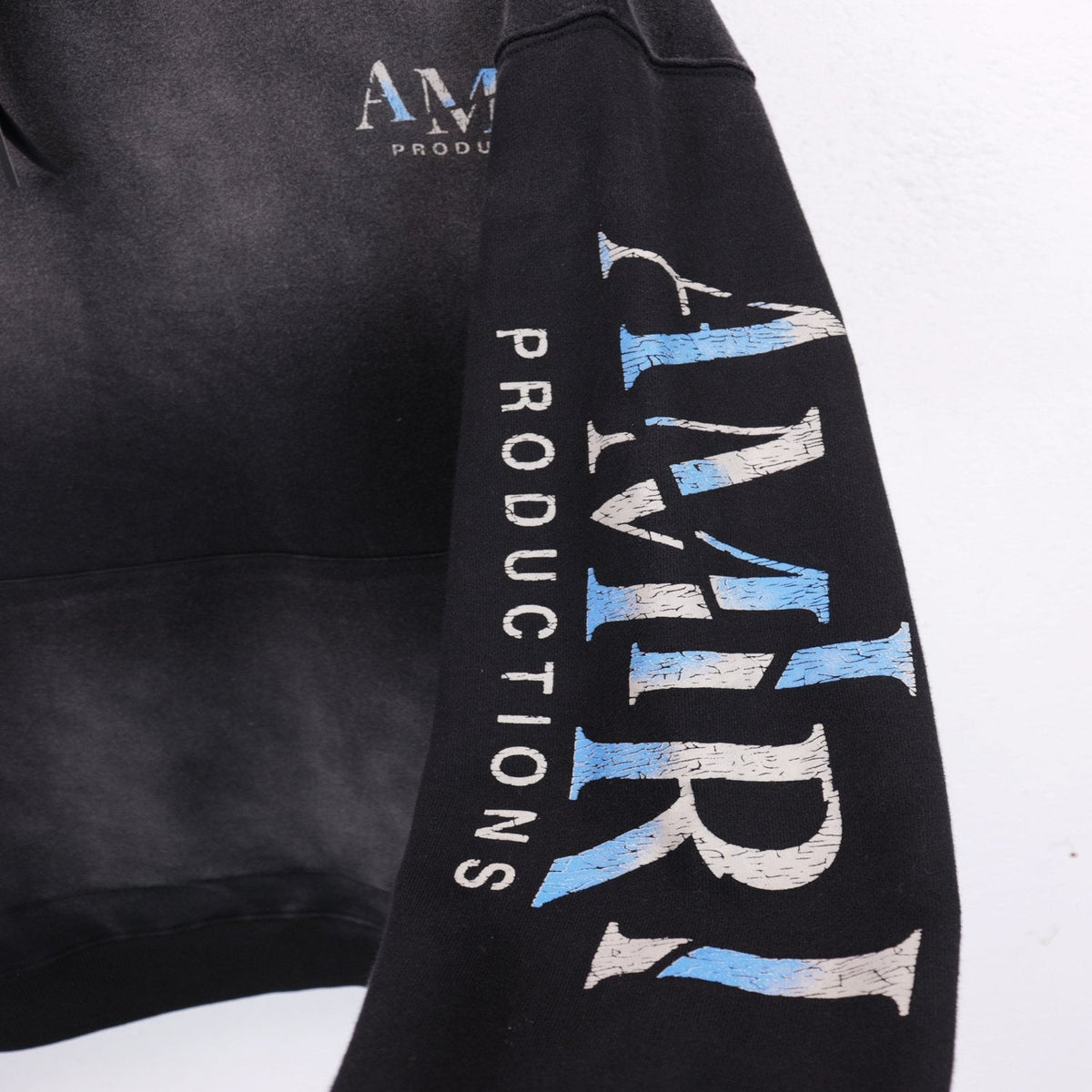 AMIRI Theatre Masks Rose Graphic Hoodie — detail