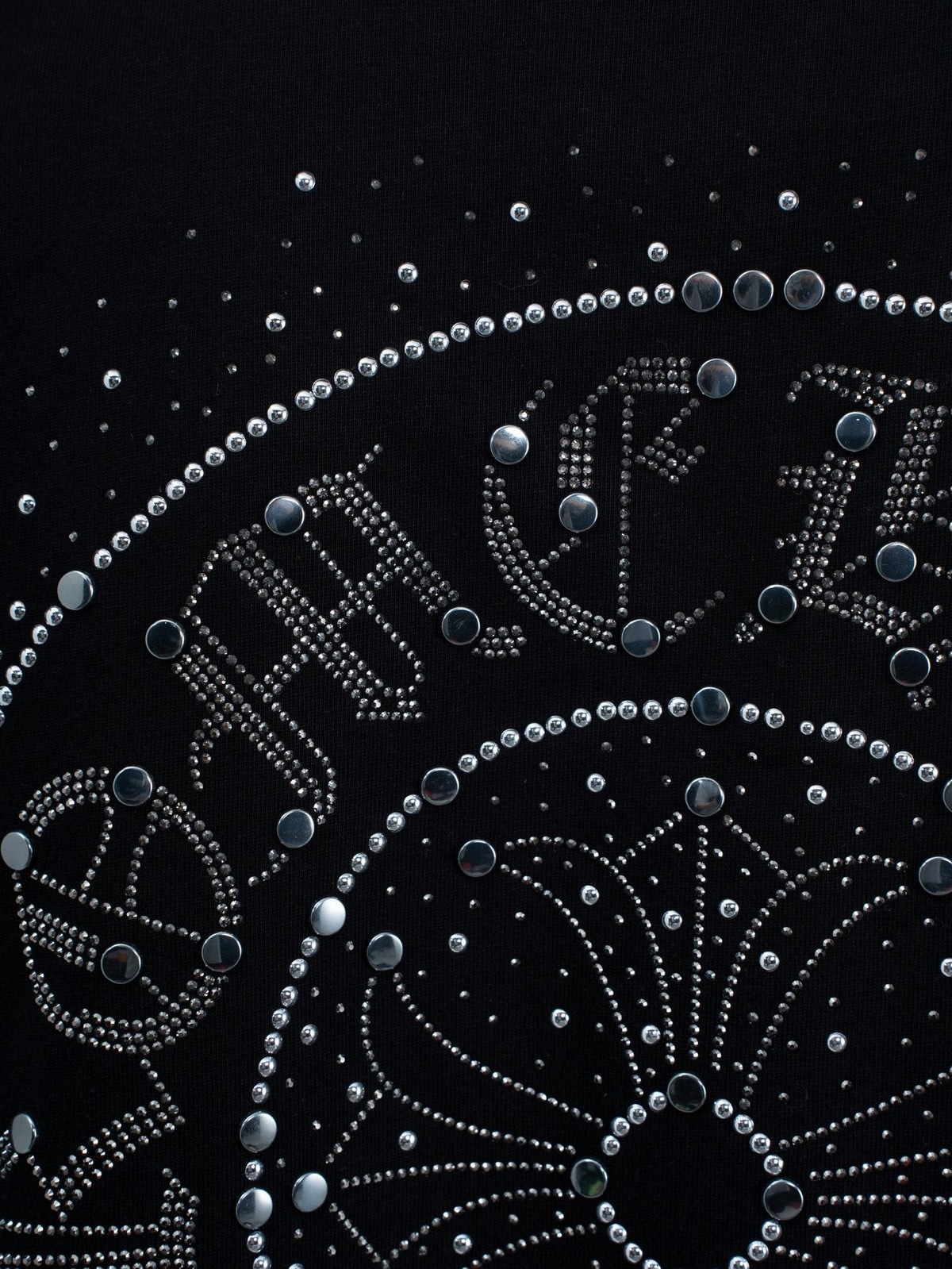 Chrome Hearts Rhinestone-Style Graphic T-Shirt — detail