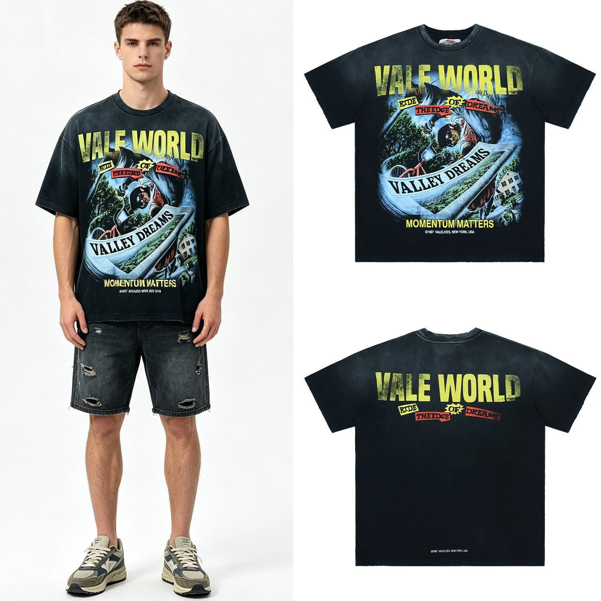 Valley Dreams Vale World Ride Graphic T-Shirt — context