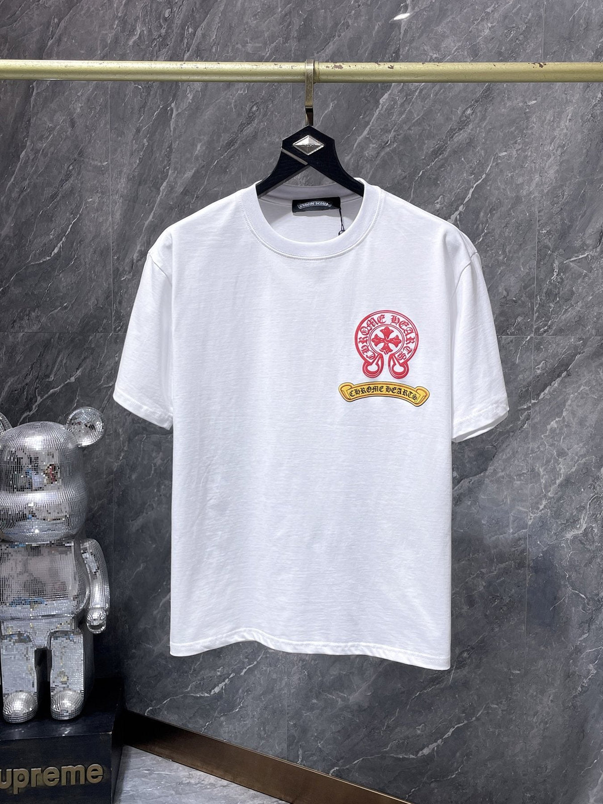 Chrome Hearts Multicolor Horseshoe Graphic T-Shirt — front
