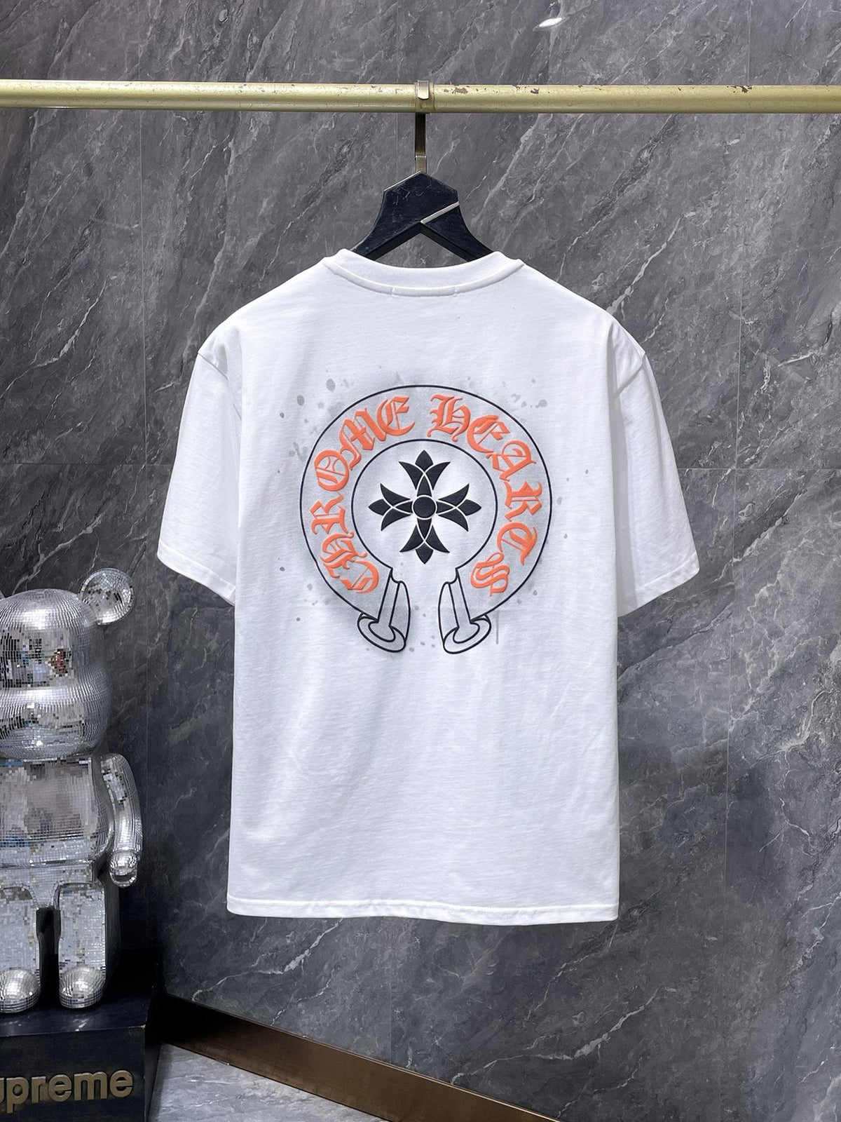 Chrome Hearts Splatter Horseshoe Graphic T-Shirt — back