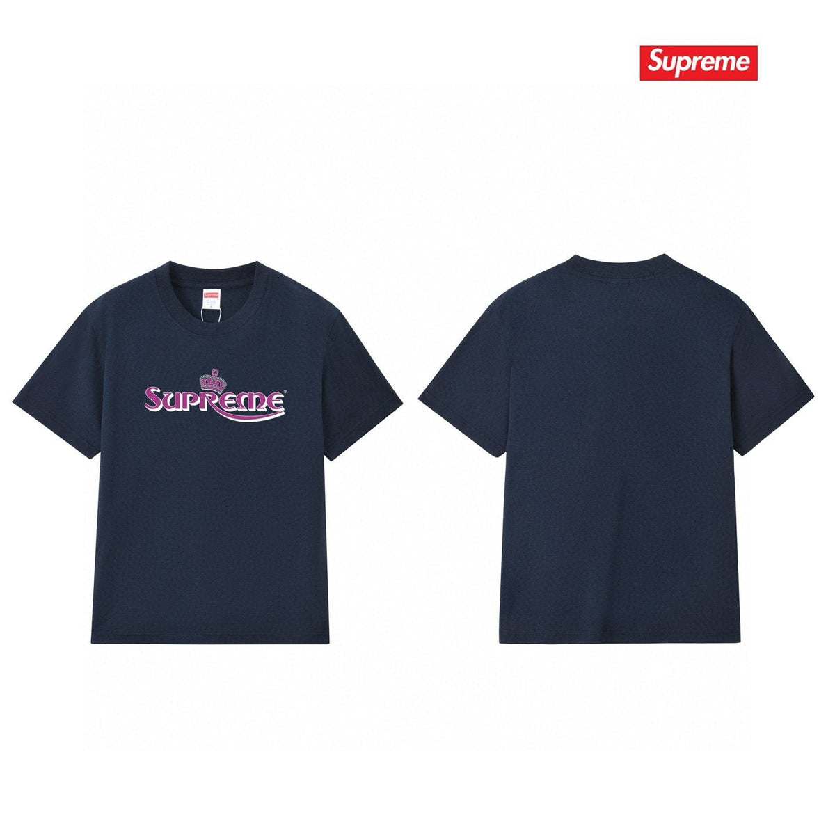 Supreme Crown Graphic Short-Sleeve T-Shirt — comparison