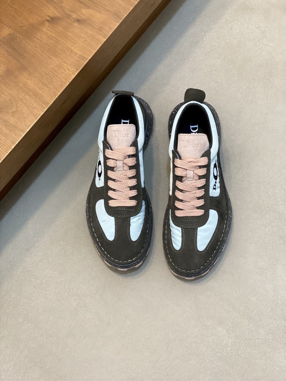 Dior Black and Blue Panel Sneakers — hero