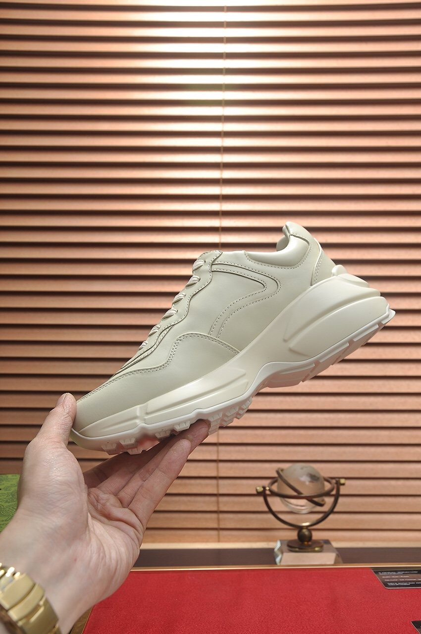 Gucci Off-White Stripe Chunky Sneakers — back