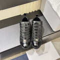 Balenciaga Black Textured High-Top Sneakers — hero