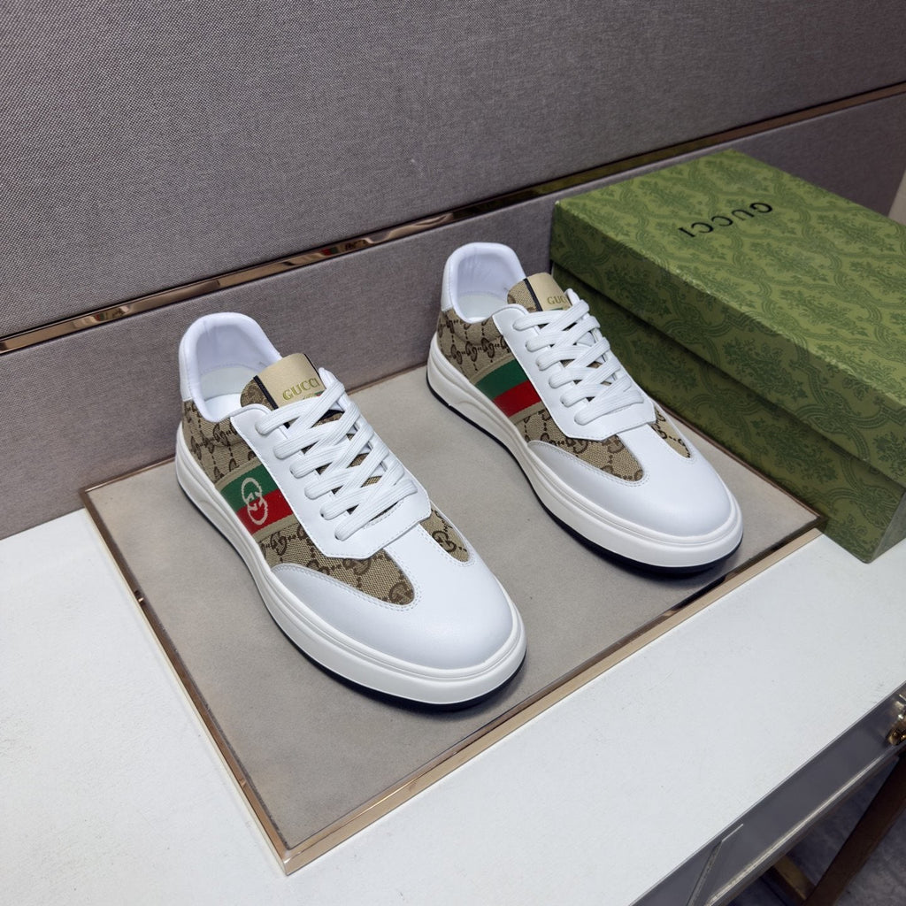 Gucci Web Stripe Low-Top Sneakers — front