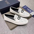 Dior Patterned Vamp Loafers — hero
