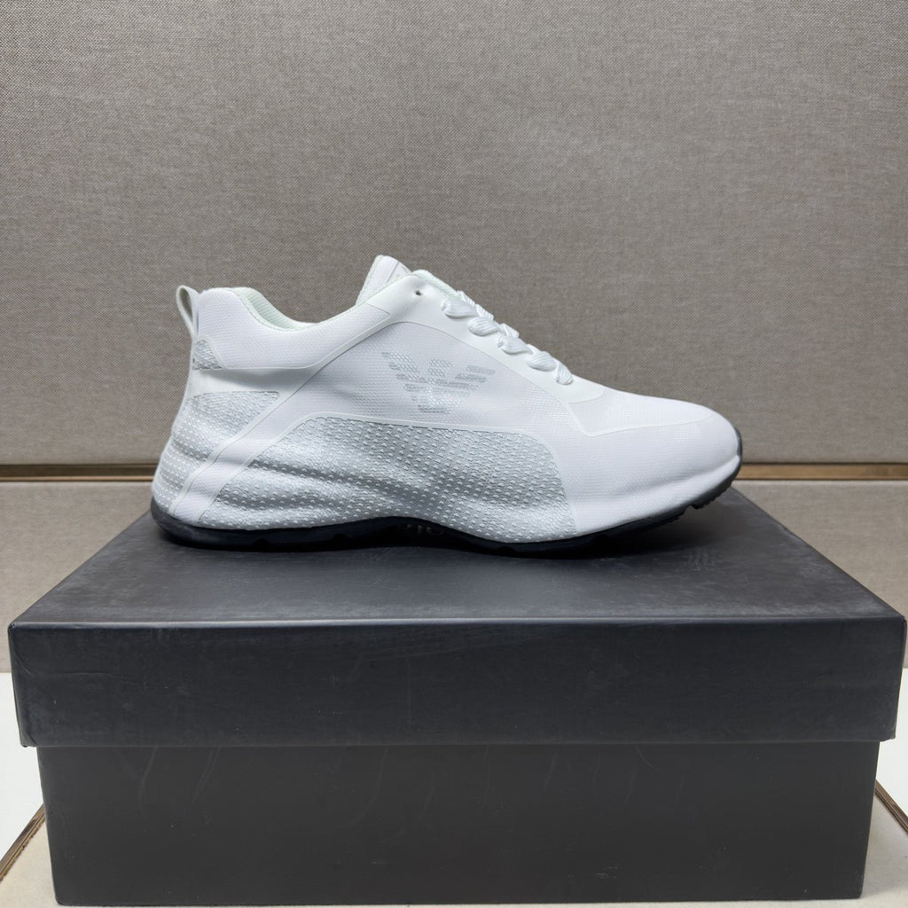 Emporio Armani Textured Panel Sneakers — hero