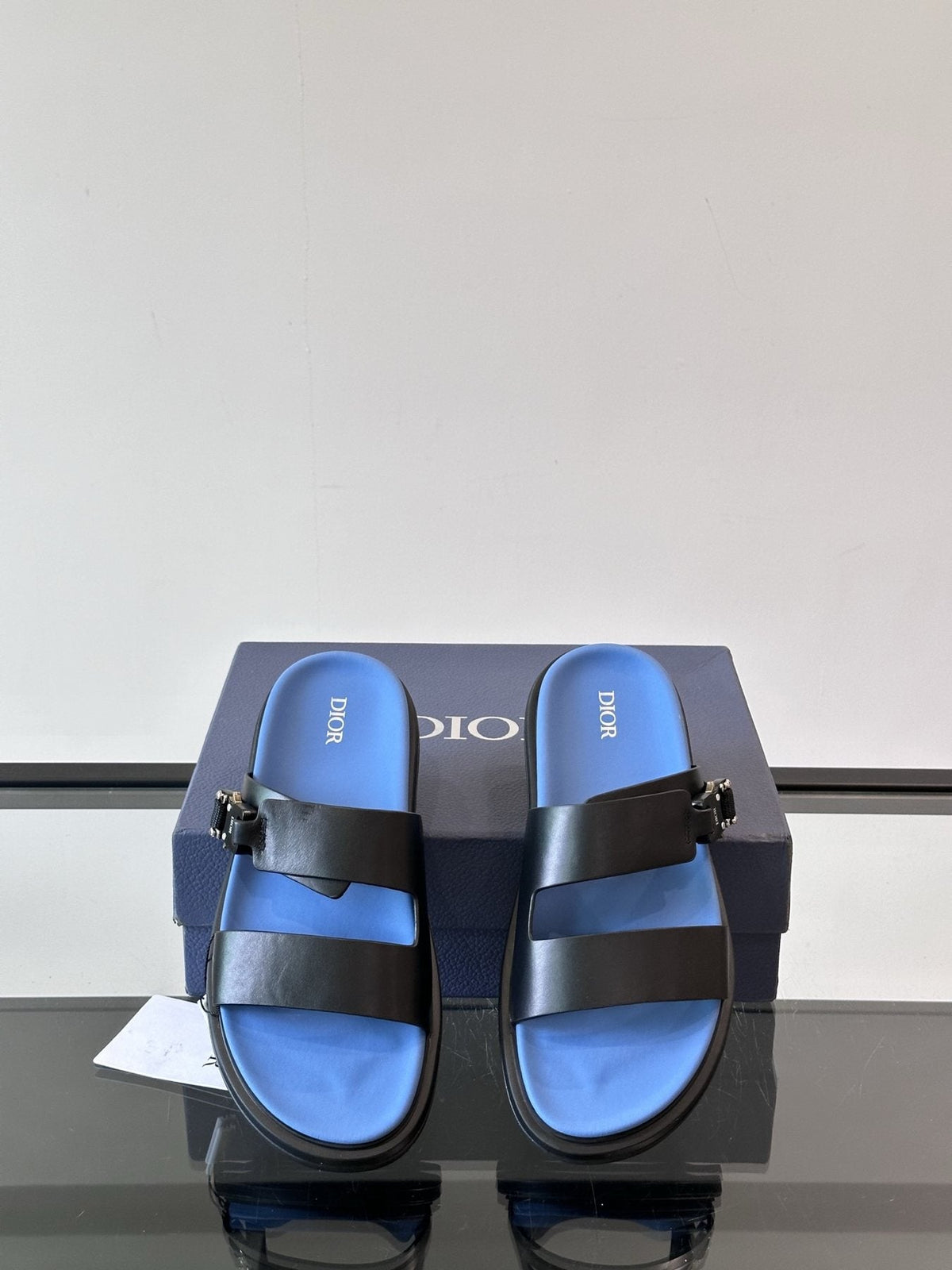 Dior Aqua Men's Slide Sandals — front