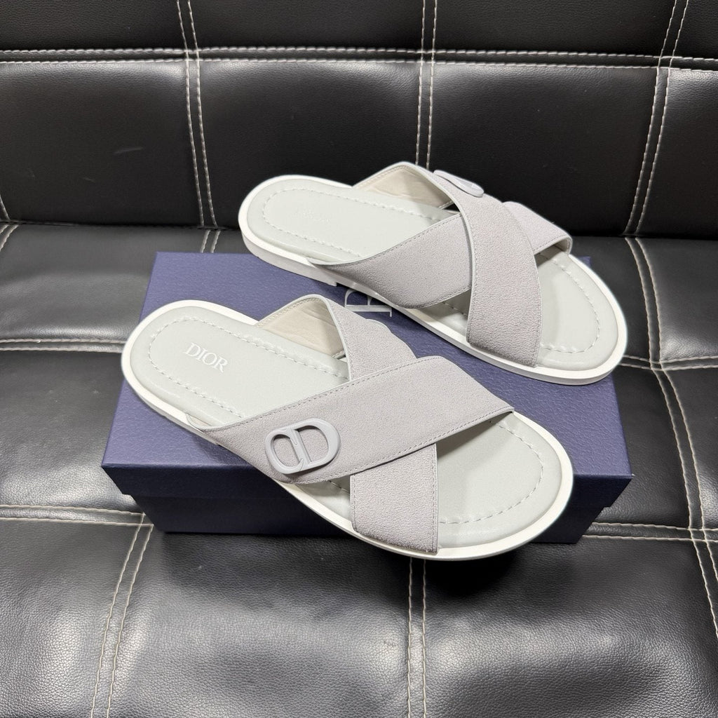 Dior Crossover Slide Sandals — model