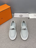 Hermès Textured Bar Loafers — hero