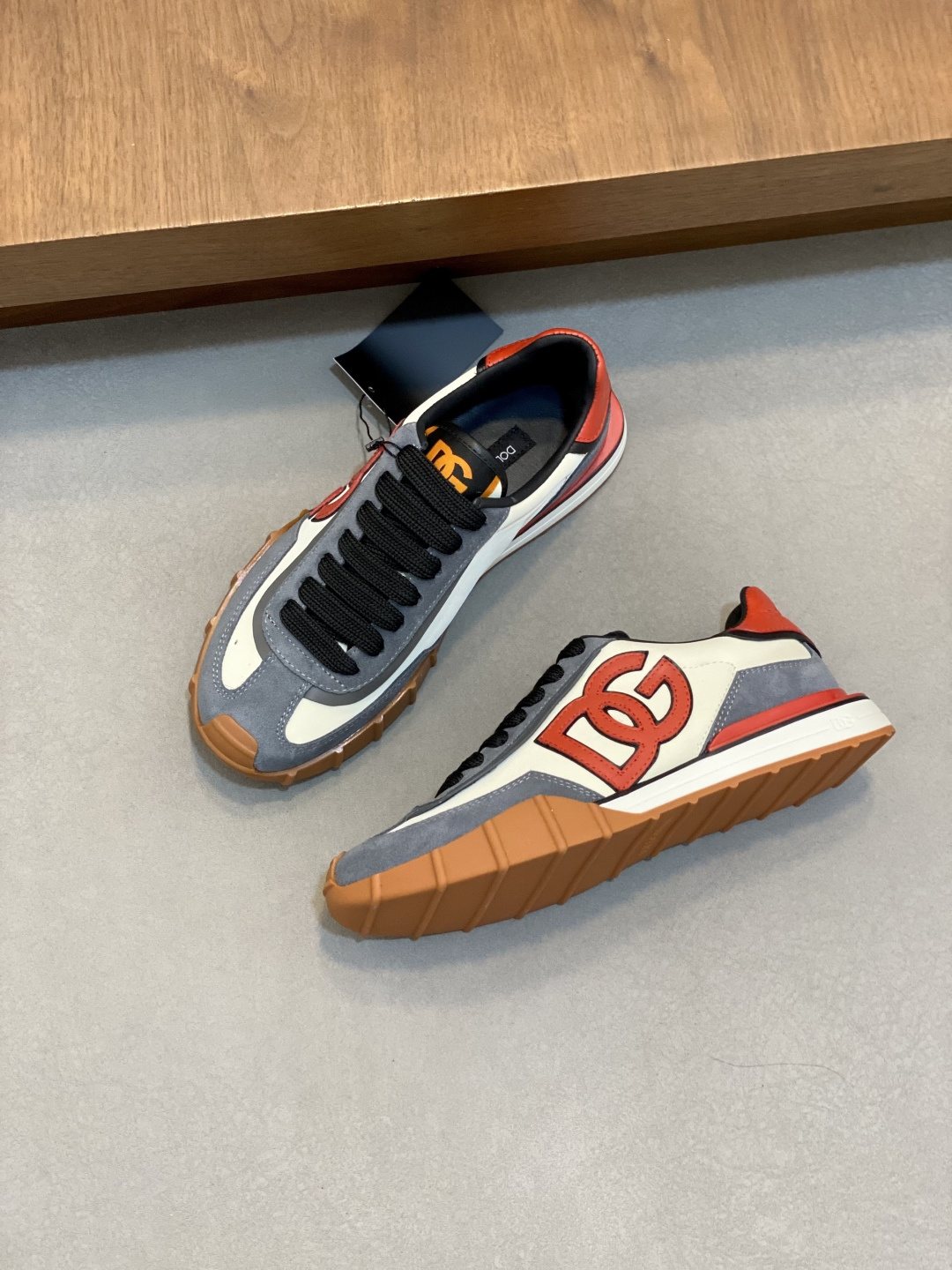 Dolce & Gabbana Layered Low-Top Sneakers — front