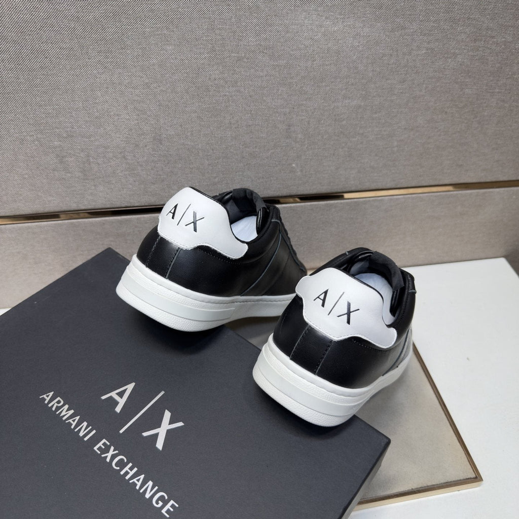 Armani Exchange Low-Top Logo Sneakers — back