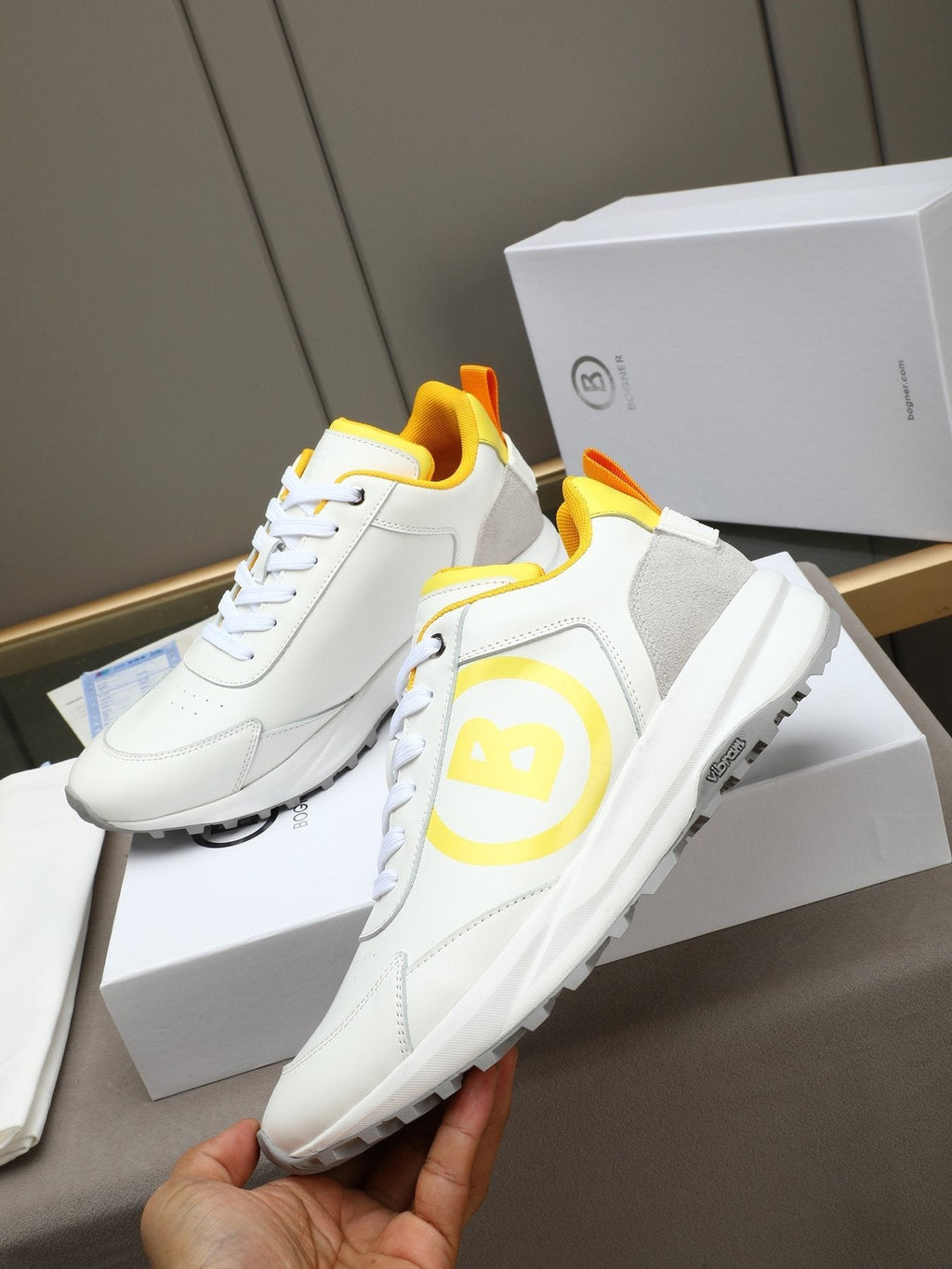 BOGNER B Emblem Low-Top Sneakers — front