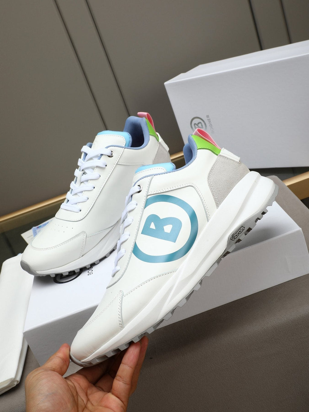 BOGNER B Emblem Low-Top Sneakers — front