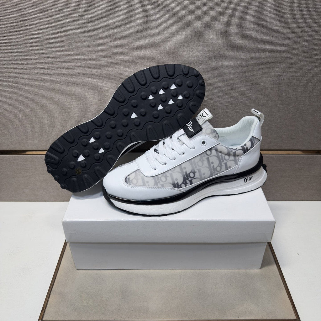 Dior Patterned Panel Sneakers — detail