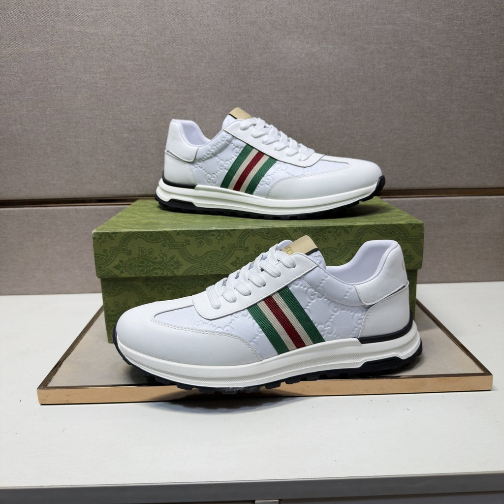 Gucci Striped Low-Top Sneakers — front