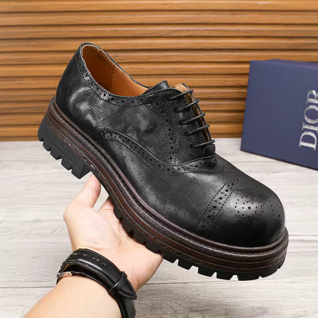 Dior Lace-Up Brogue Shoes — model
