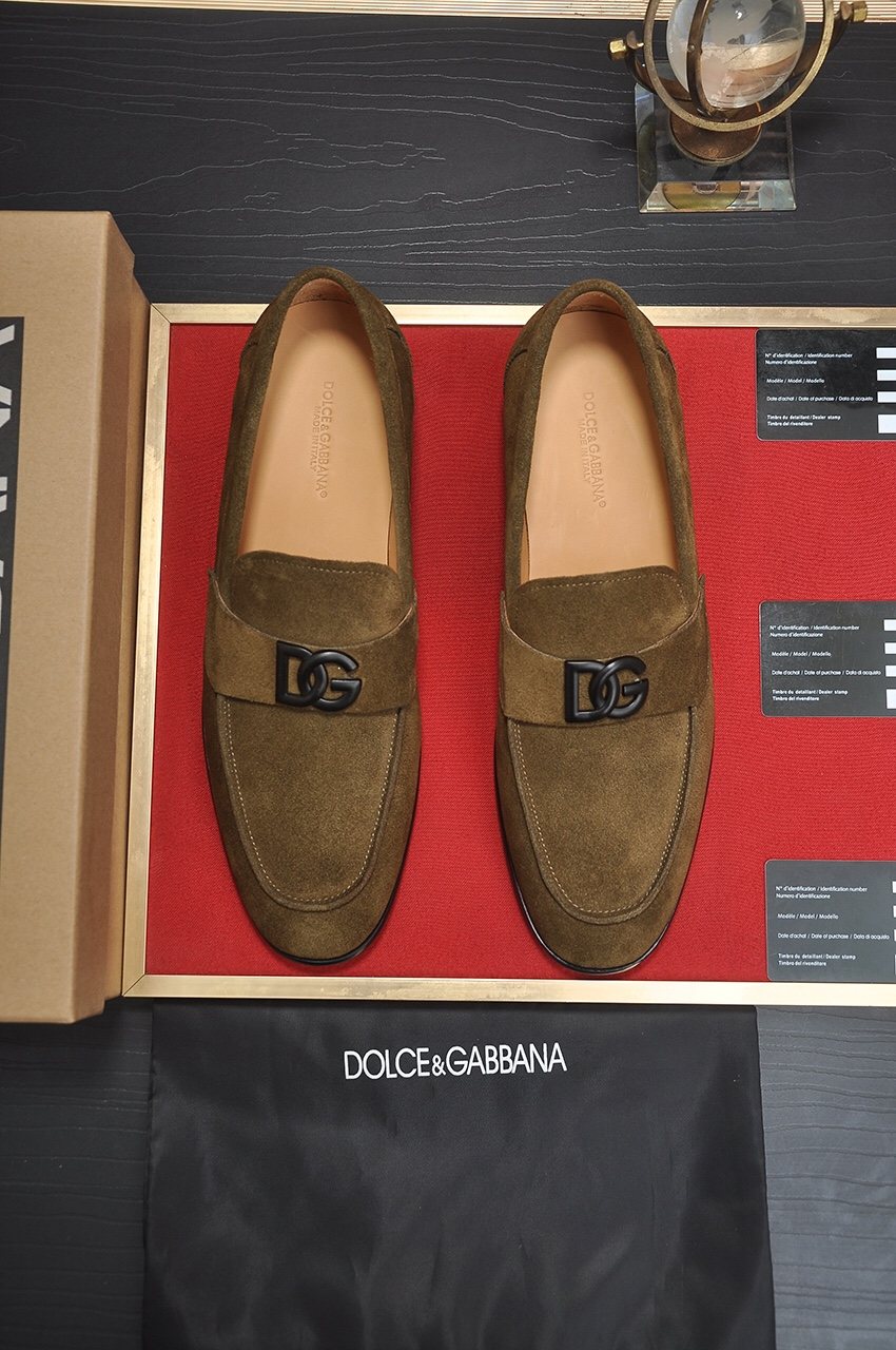 Dolce & Gabbana Bernini Buckle Loafers — front