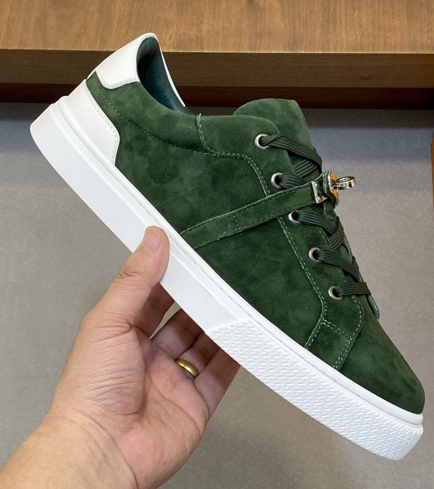 Hermès H-Detail Low-Top Sneakers — front