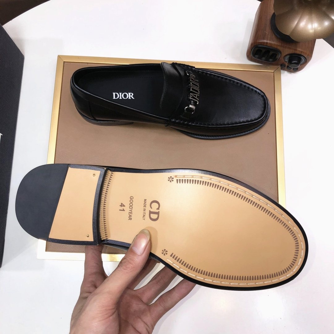 Dior Hardware Loafers — detail