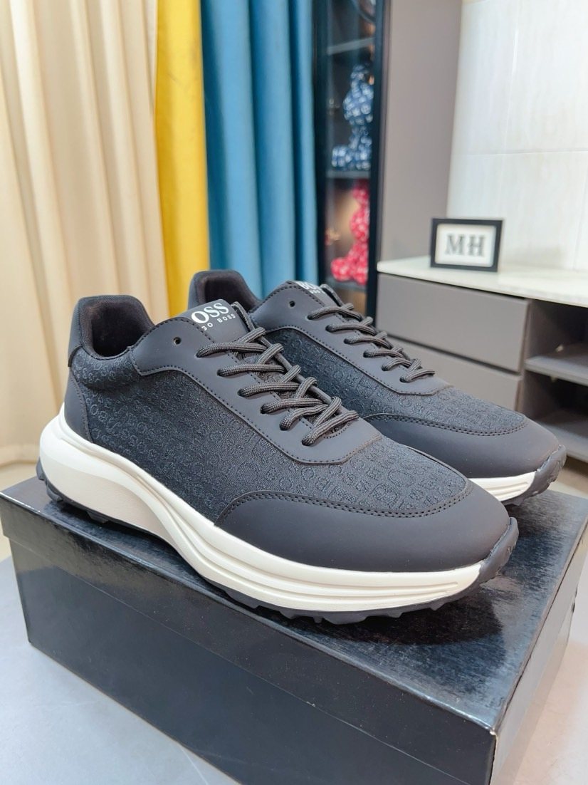 BOSS Low-Top Lace-Up Sneakers — hero
