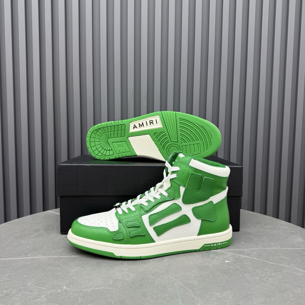 AMIRI Two-Tone High-Top Sneakers — side