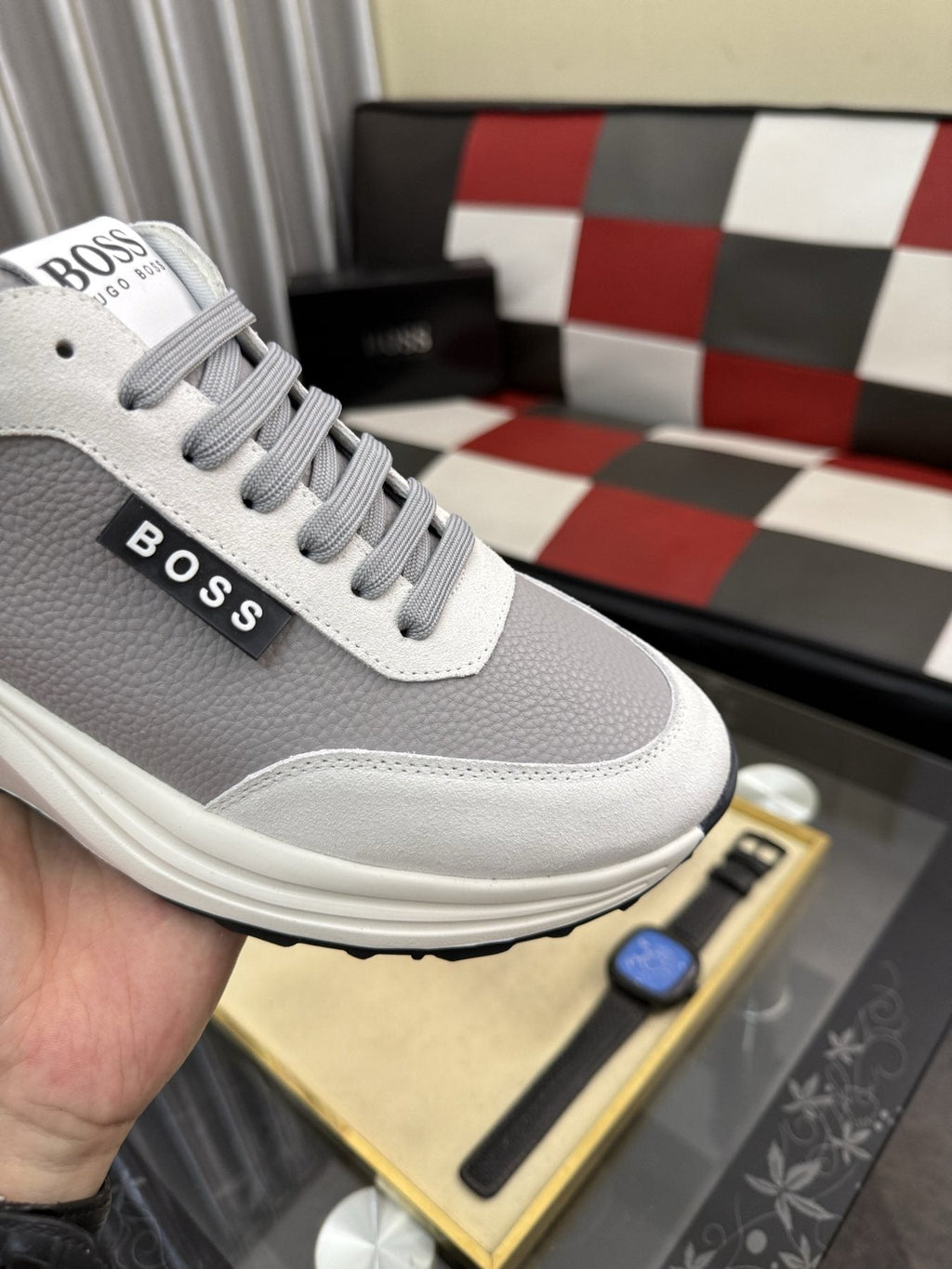 BOSS Panel Low-Top Sneakers — detail