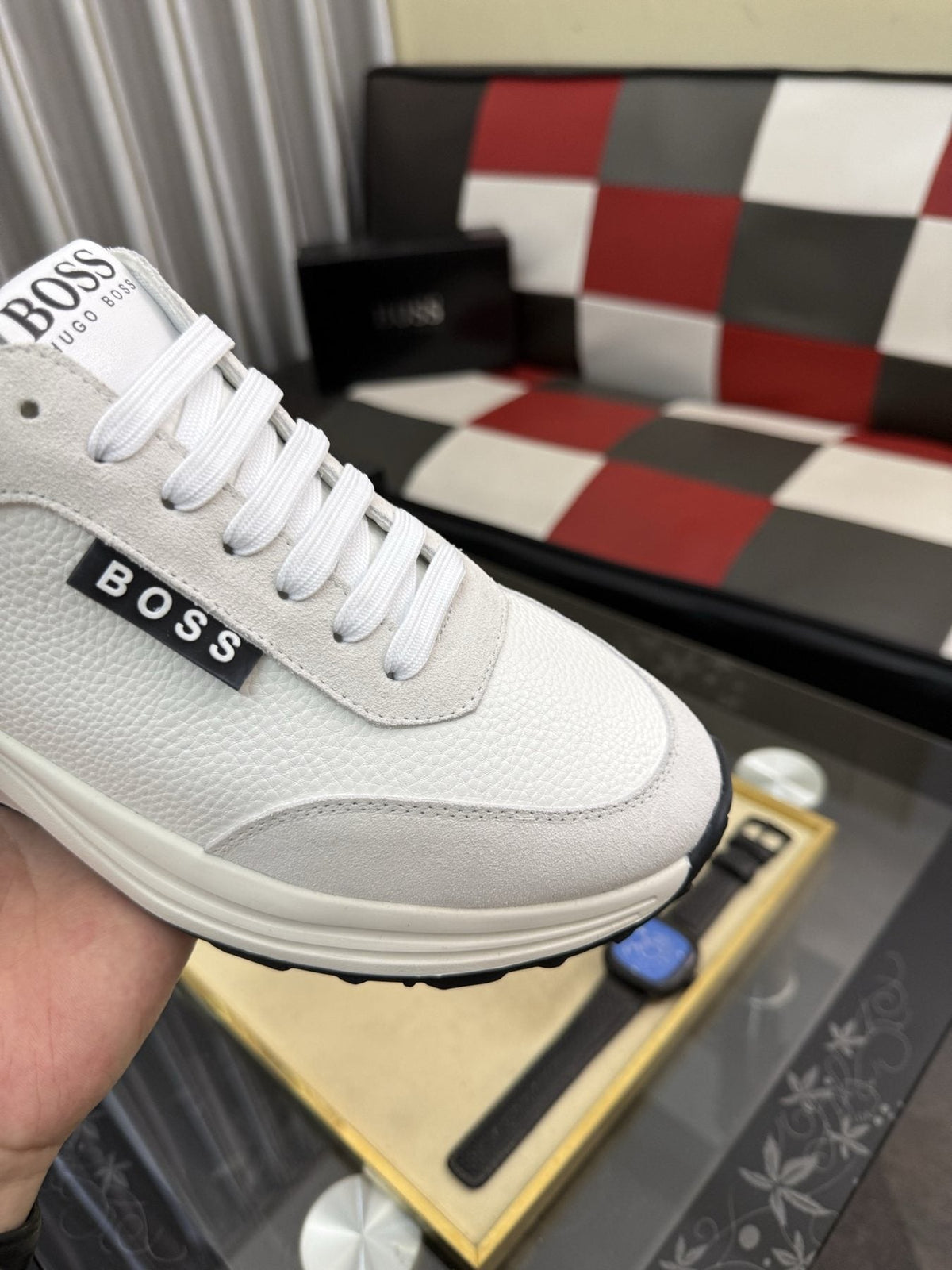 BOSS Panel Low-Top Sneakers — detail