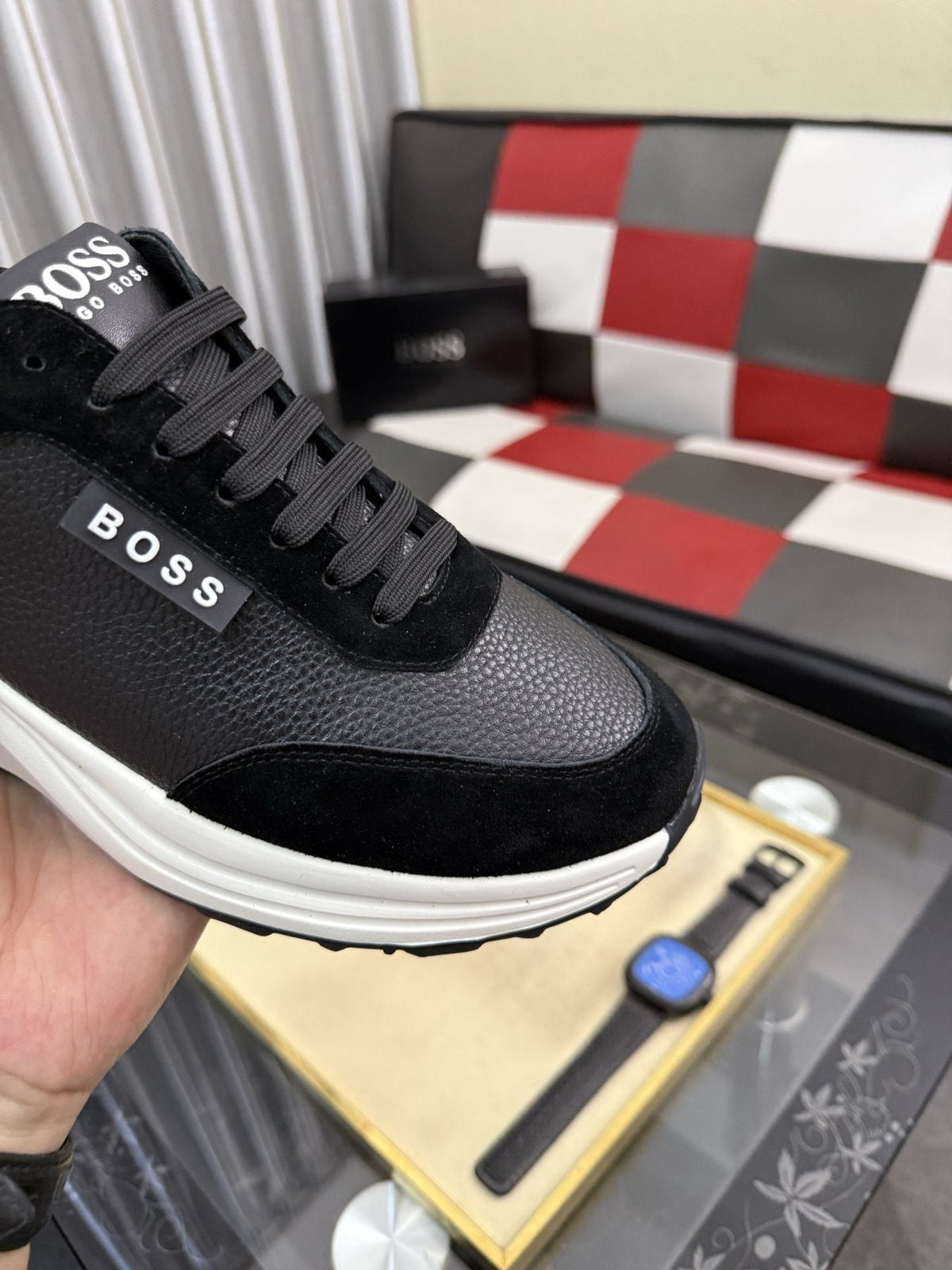 BOSS Panel Low-Top Sneakers — detail