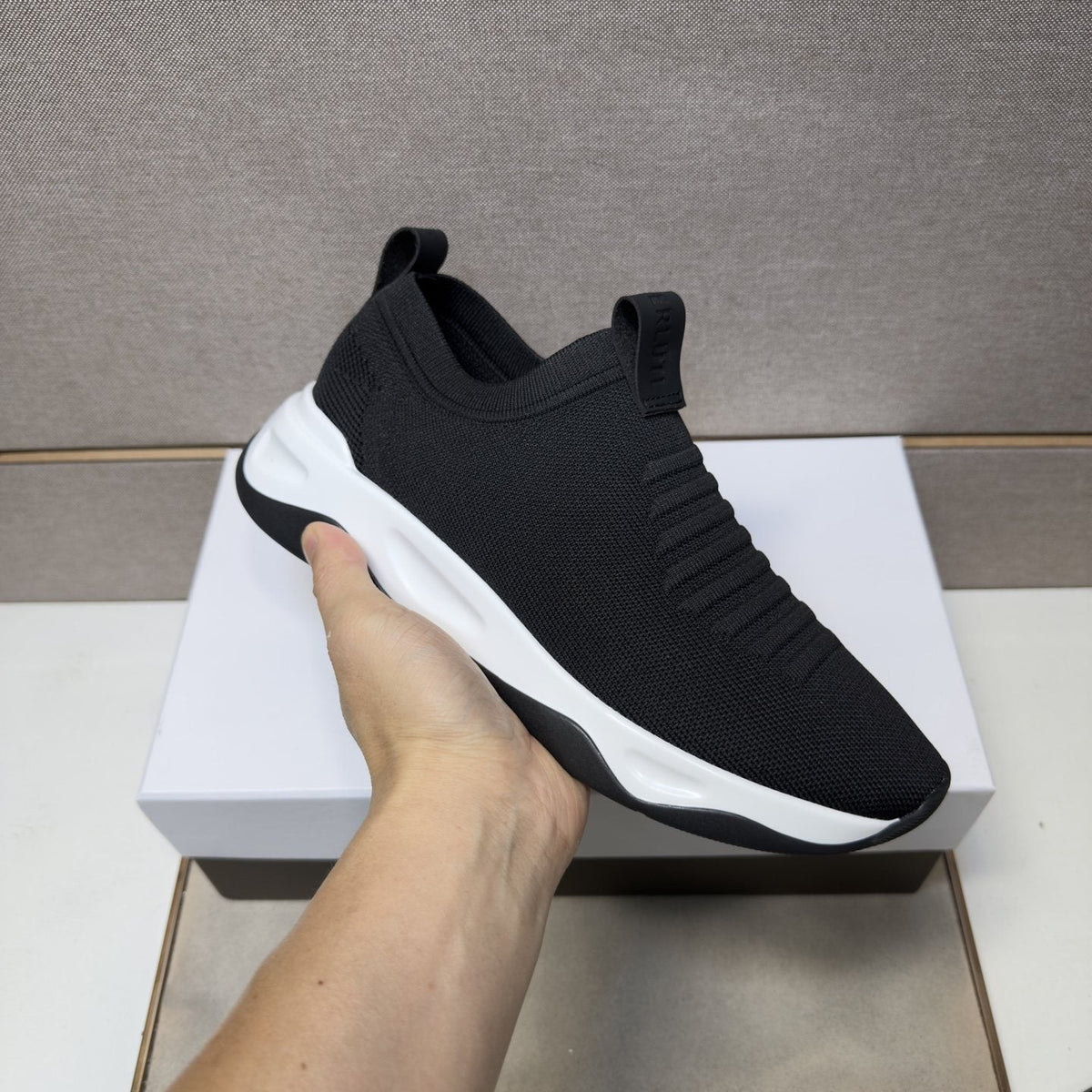 Berluti Ribbed Slip-On Sneakers — model