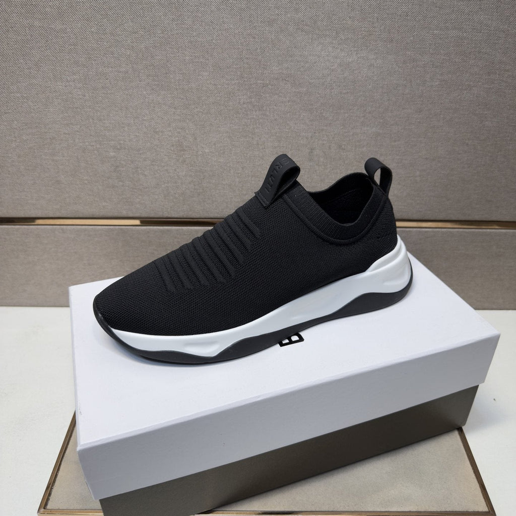 Berluti Ribbed Slip-On Sneakers — side