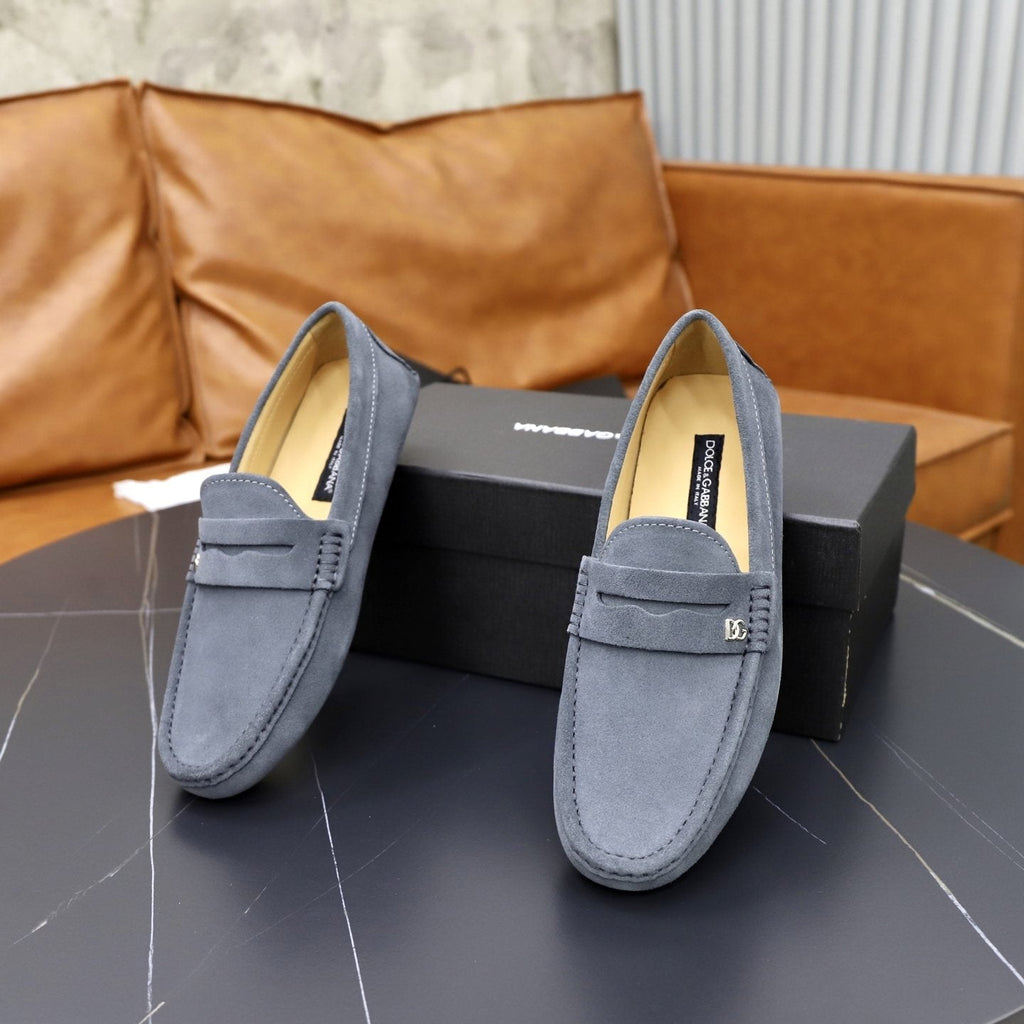 Dolce & Gabbana Moc-Toe Loafers — front