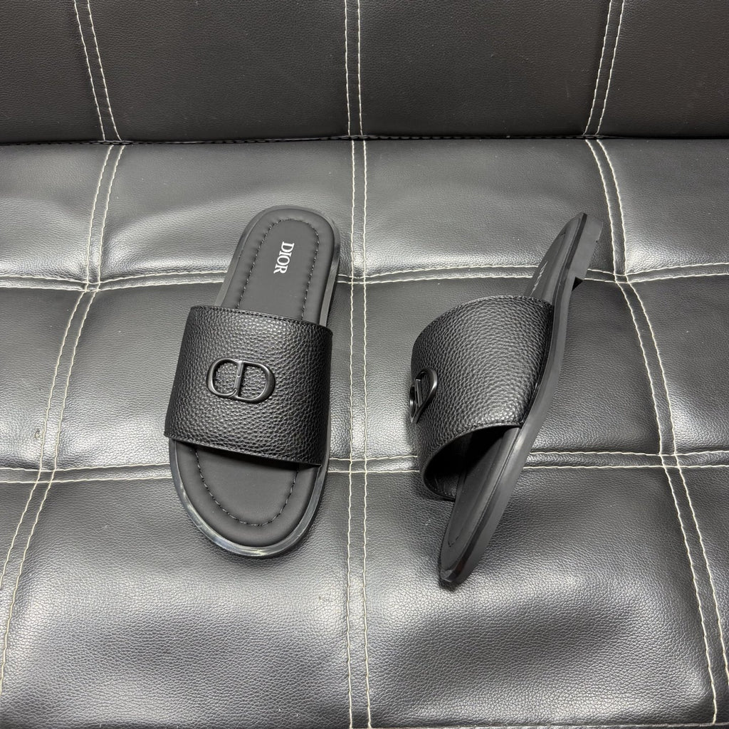 Dior CD Emblem Slide Sandals — hero