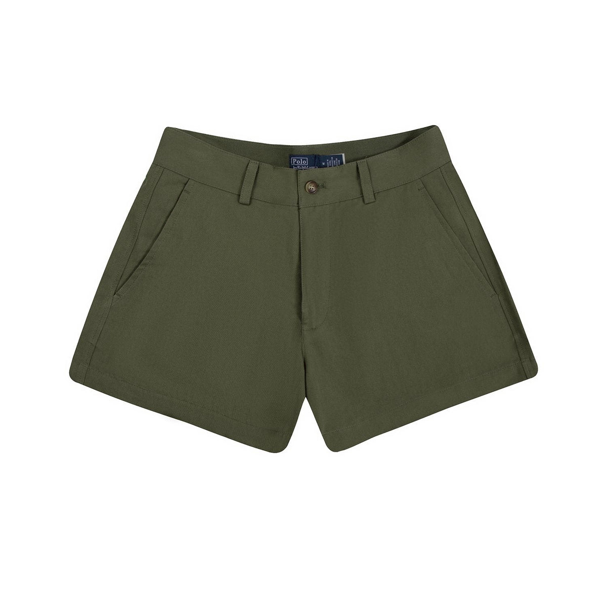Test2-Ralph Lauren Women's Cotton Twill A-Line Tailored Shorts — front