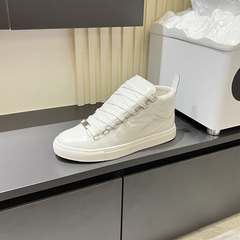 Balenciaga High-Top Lace-Up Sneakers — side