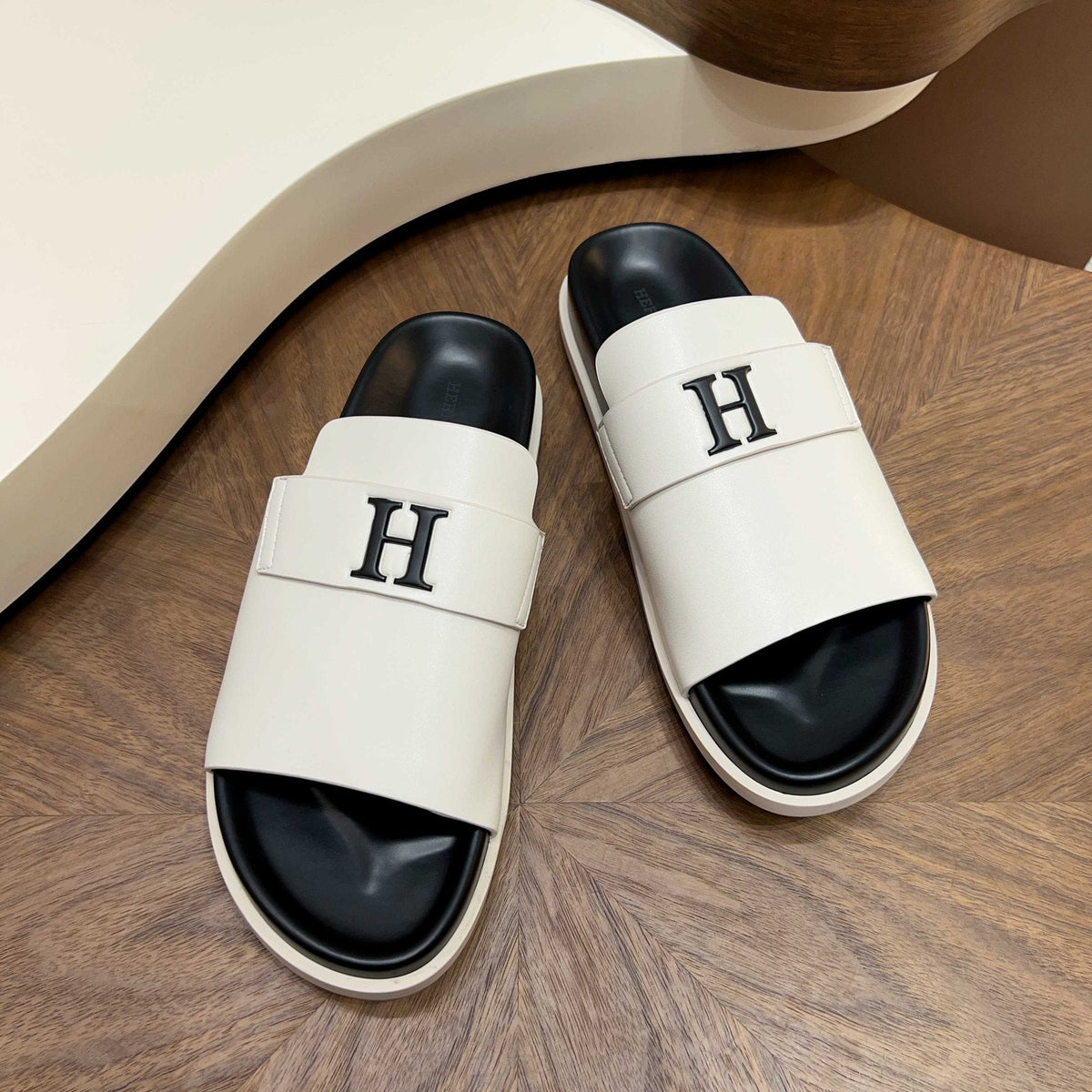 Hermès H Hardware Slide Sandals — hero